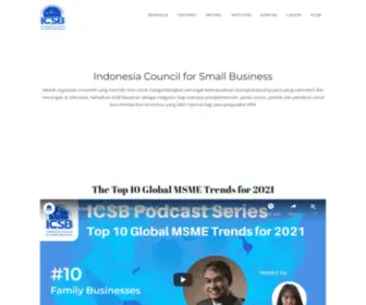 Icsbindonesia.org(ICSB Indonesia) Screenshot