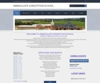 Icscolumbia.org(IMMACULATE CONCEPTION SCHOOL) Screenshot