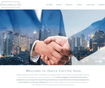 IcscPas.com(IBARRA CARRILLO SOTO CPAs + ADVISORS [ICS]) Screenshot