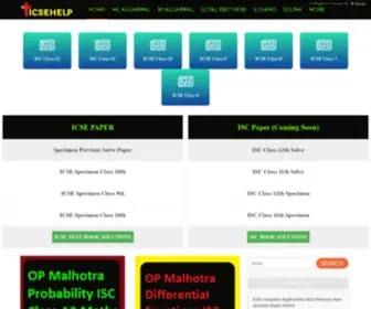 Icsehelp.com(Isc and icse study materials) Screenshot