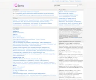 Icsemis.com(IC price) Screenshot