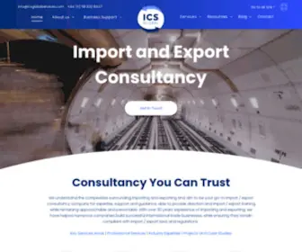 IcsGlobalservices.com(ICS Global Services consultancy) Screenshot