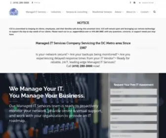 Icsi.com(Managed IT Services Baltimore MD) Screenshot