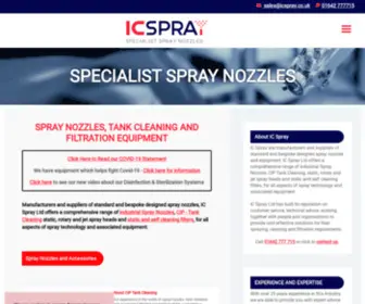 Icsindustrialservices.co.uk(Specialist Spray Systems) Screenshot