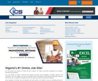 Icsjobportal.com(Outsourcing Company) Screenshot