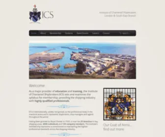 Icslondonbranch.org.uk(Institute of Chartered Shipbrokers) Screenshot