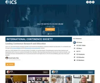 ICS.org(International Continence Society) Screenshot