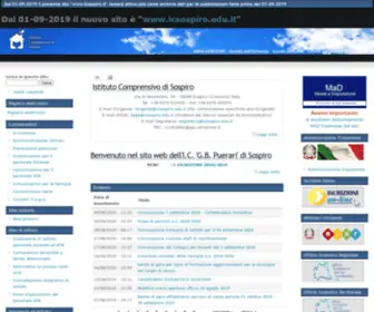 Icsospiro.it(Istituto Comprensivo di Sospiro (Cremona)) Screenshot