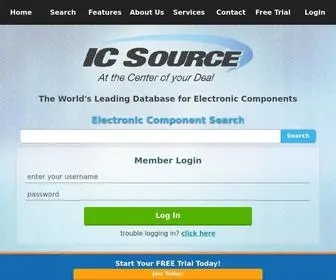 Icsource.com(IC Source) Screenshot