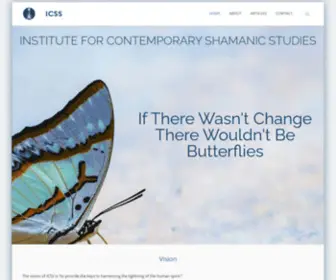 ICSS.org(Institute for Contemporary Shamanic Studies) Screenshot