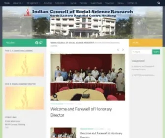 Icssrnerc.org(North Eastern Regional Centre) Screenshot