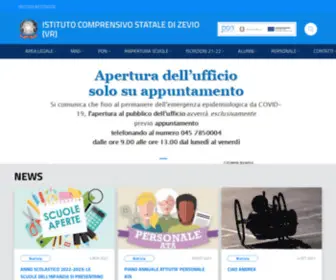 Icszevio.edu.it(ISTITUTO COMPRENSIVO STATALE DI ZEVIO (VR)) Screenshot