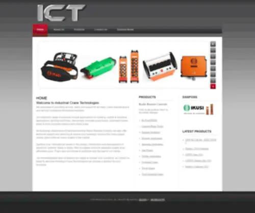 ICT-Aus.com.au(Industrial Crane Technologies) Screenshot