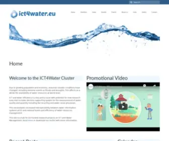 ICT4Water.eu(ICT4Water) Screenshot