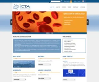 Icta.fr(ICTA (International Clinical Trials Association)) Screenshot