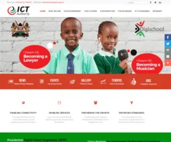 Icta.go.ke(The Information and Communication Technology (ICT)) Screenshot