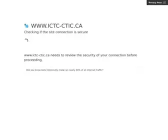 ICTC-Ctic.ca(Information and Communications Technology Council (ICTC)) Screenshot