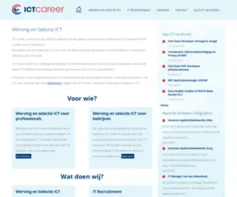 Ictcareer.com(IT werving & selectie) Screenshot