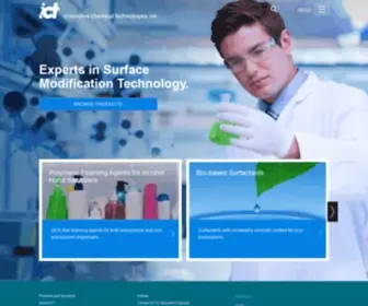 Ictchemicals.com(Innovative Chemical Technologies) Screenshot