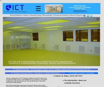 Ictclean.com(Your Modular Cleanroom Provider for almost 40 years) Screenshot