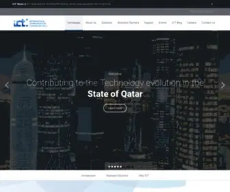 ICT.com.qa(ICT Website //) Screenshot