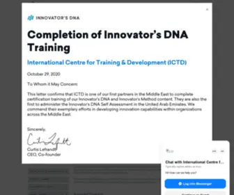 ICTD.ae(Training & Development Centre) Screenshot