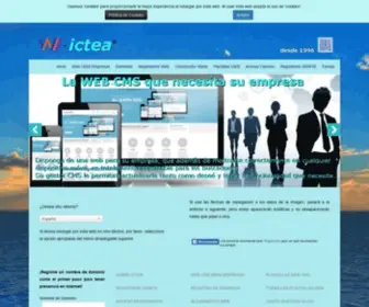 Ictea.com(Administración) Screenshot