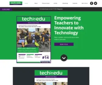 Ictedumag.com(Tech in Edu Magazine) Screenshot