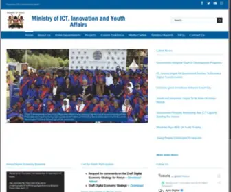 ICT.go.ke(Ministry of Information) Screenshot