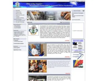 ICT.gov.sc(Office of the President) Screenshot