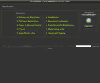 Ictgpak.com(Just another WordPress site) Screenshot