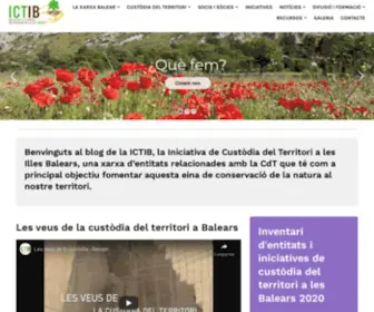 Ictib.net(Custòdia del territori a les Balears) Screenshot