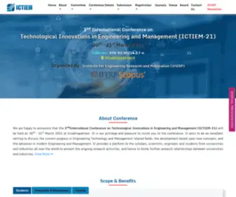 Ictiem.net(Engineering and Management Conference) Screenshot