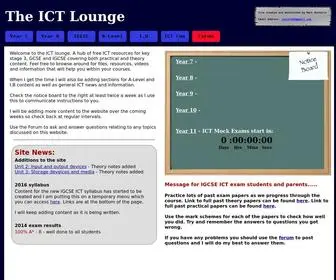 Ictlounge.com(IGCSE ICT Resources) Screenshot