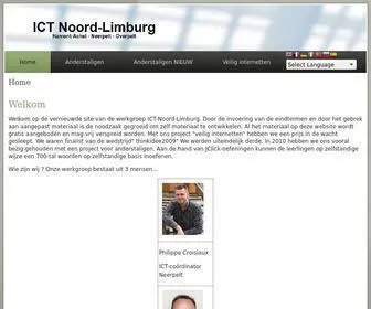 Ictnoordlimburg.be(ICT Noord) Screenshot