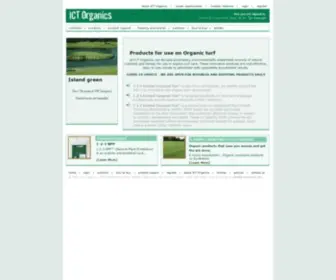 Ictorganics.com(Organic Lawn Care from ICT Organics) Screenshot