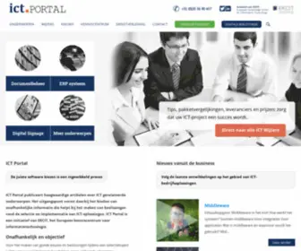 Ictportal.nl(ICT Portal) Screenshot