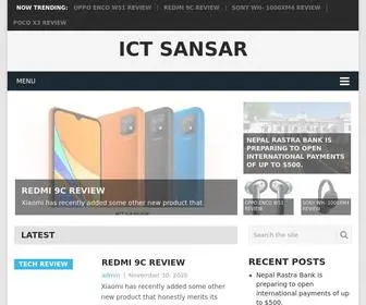 Ictsansar.com(ICT SANSAR) Screenshot