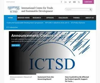 ICTSD.org(Your Key To Understanding Business) Screenshot