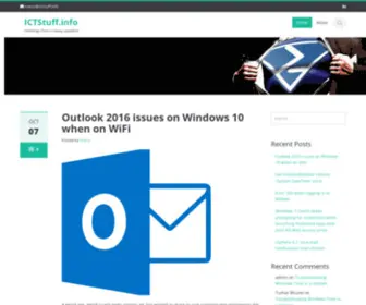 Ictstuff.info(Ramblings from a sleepy sysadmin) Screenshot