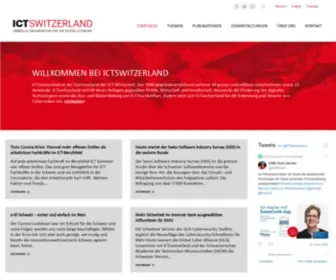 Ictswitzerland.ch(Making Switzerland a leading digital innovation hub) Screenshot