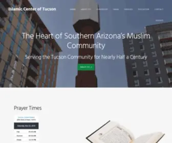 Ictucson.org(The Islamic Center of Tucson (ICT)) Screenshot