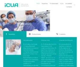 Icua.es(Instituto de Cirugía Urológica Avanzada) Screenshot