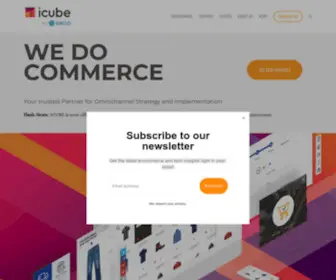 Icubeonline.com(Ecommerce consulting) Screenshot