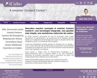 Icubo.cloud(Innovacion, Integracion, Ingenieria en Contact Cloud Center) Screenshot