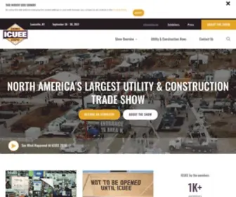 Icuee.com(The International Construction and Utility Equipment Exposition (ICUEE)) Screenshot