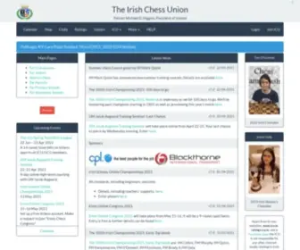 Icu.ie(Irish Chess Union) Screenshot