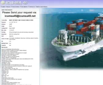 Icumsa45.net(Icumsa 45) Screenshot