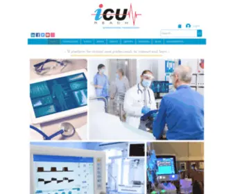 Icureach.com(Critical Care Medicine) Screenshot