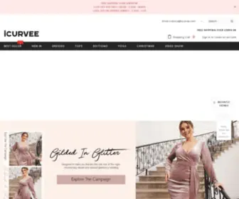 Icurvee.com(Online Shopping for Plus Size Girls' Fashion Clothing) Screenshot